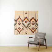 Abstracte etnische geometrische vormgeving, illust wandkleed (In situ)