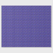 Abstracte etnische matrix - Mauve Blue Olive Cadeaupapier (Vlak)