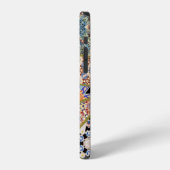 Abstracte etnische Spaanse tegel patchwork handget iPhone Hoesje (Linkerkant)
