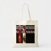 Abstracte , etnische tote bag (Voorkant)