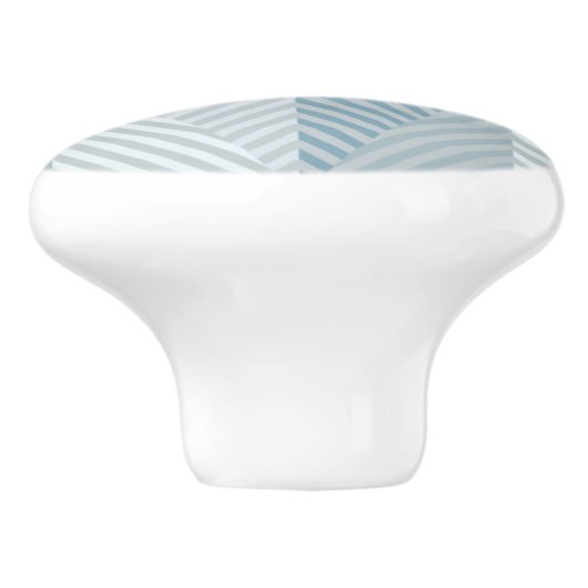 Abstracte etnische vectorachtergrond keramische knop (Zijkant)