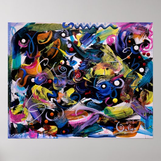 Abstracte Etude 062426 Poster (Voorkant)