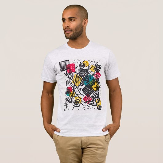 Abstracte euforie - Kandinsky Masterpiece T-shirt (Voorkant volledig)