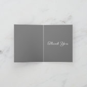 Abstracte Evergreens Bedankkaart (Binnen)