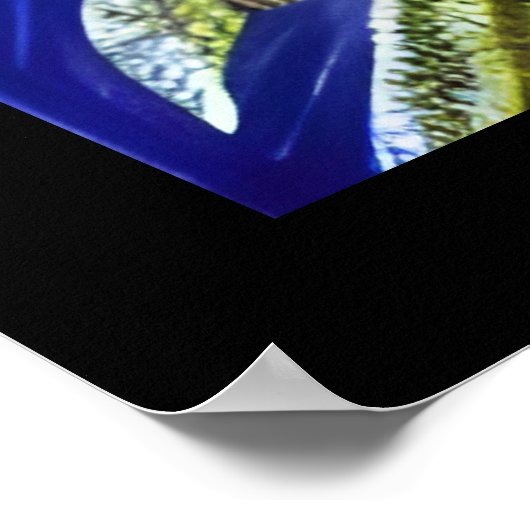 Abstracte Evergreens Poster (Hoek)