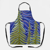 Abstracte Evergreens Schort (Voorkant)