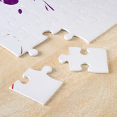 Abstracte exotische Spletters voor het verven van  Legpuzzel (Zijkant)