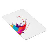 Abstracte exotische Spletters voor het verven van Magneet (Rechterzijde)