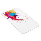 Abstracte exotische Spletters voor het verven van  Magneet (Rechterzijde)