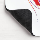 Abstracte exotische Spletters voor het verven van  Muismat (Hoek)