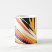 Abstracte explosie in warme tinten koffiemok (Center)