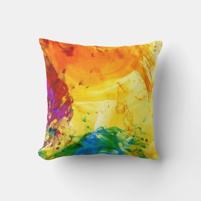 Abstracte explosie kussen (Voorkant)