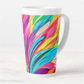 Abstracte explosie latte mok (Rechterhoek)