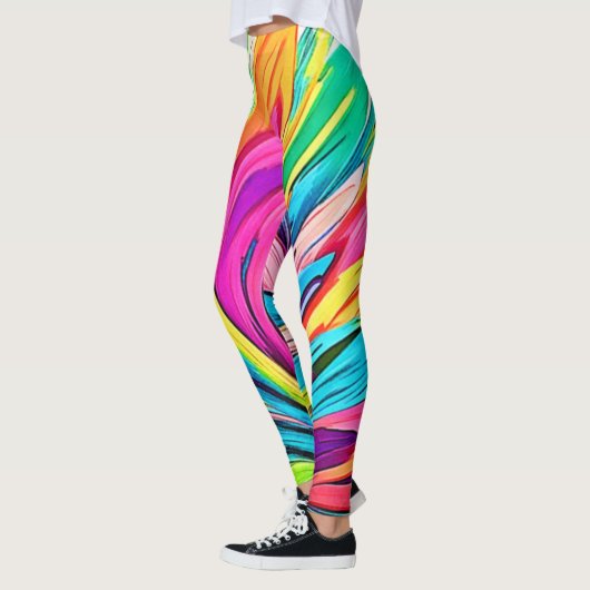 Abstracte explosie leggings (Links)