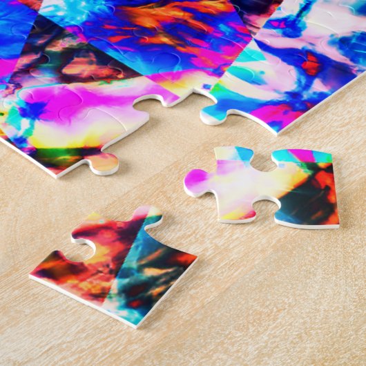 Abstracte explosie legpuzzel (Zijkant)