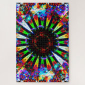 Abstracte explosie legpuzzel (Verticaal)