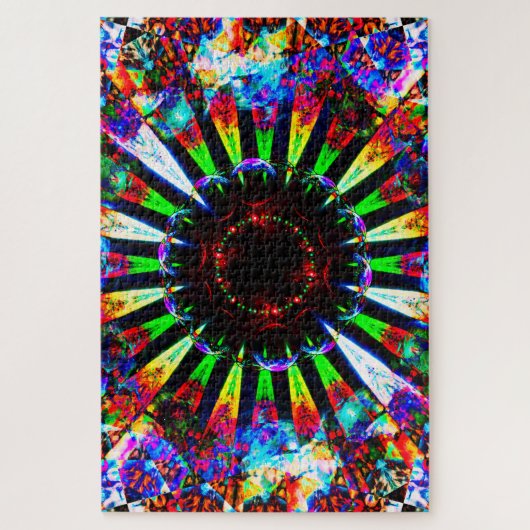 Abstracte explosie legpuzzel (Verticaal)