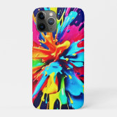Abstracte explosie van kleur en verf Case-Mate iPhone case (Achterkant)