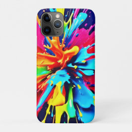 Abstracte explosie van kleur en verf Case-Mate iPhone case