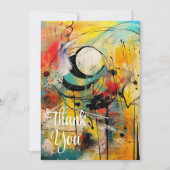 Abstracte explosie van levendige kleuren en dynami kaart (Voorkant)