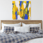 Abstracte expressie #10 door Michael Moffa Canvas Afdruk (Insitu (Slaapkamer))