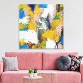 Abstracte expressie #11 door Michael Moffa Canvas Afdruk (Insitu (Woonkamer))