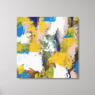 Abstracte expressie #11 door Michael Moffa Canvas Afdruk