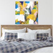 Abstracte expressie #11 door Michael Moffa Canvas Afdruk (Insitu (Slaapkamer))