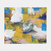 Abstracte expressie #11 door Michael Moffa Fleece Deken (Voorkant (Horizontaal))