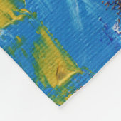 Abstracte expressie #11 door Michael Moffa Fleece Deken (Hoek)