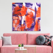 Abstracte expressie #12 door Michael Moffa Canvas Afdruk (Insitu (Woonkamer))