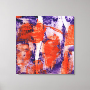 Abstracte expressie #12 door Michael Moffa Canvas Afdruk