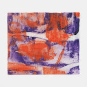 Abstracte expressie #12 door Michael Moffa Fleece Deken (Voorkant (Horizontaal))
