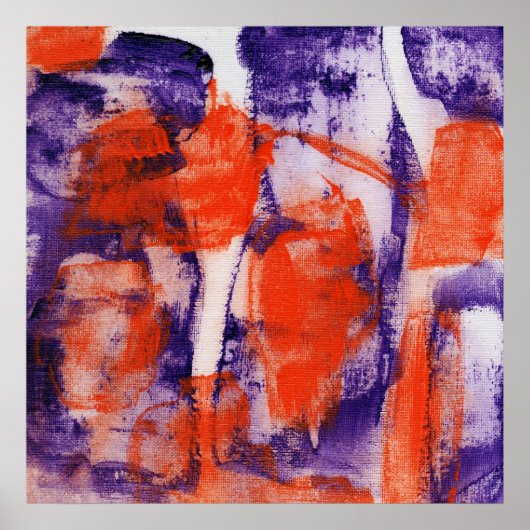 Abstracte expressie #12 door Michael Moffa Poster (Voorkant)