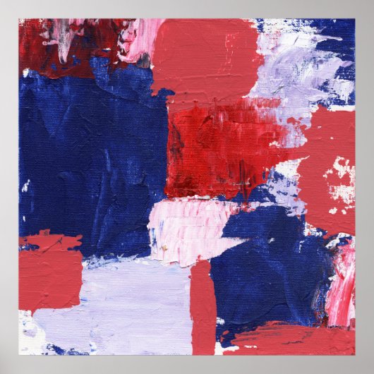 Abstracte expressie #1 door Michael Moffa Poster (Voorkant)