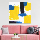 Abstracte expressie #2 door Michael Moffa Canvas Afdruk (Insitu (Woonkamer))