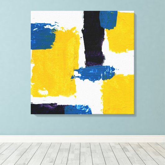 Abstracte expressie #2 door Michael Moffa Canvas Afdruk (Insitu (Houten vloer))