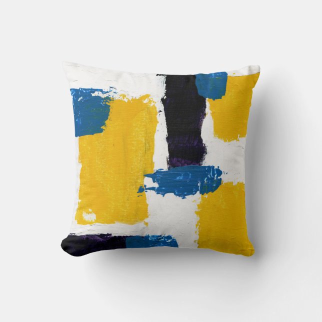 Abstracte expressie #2 door Michael Moffa Kussen (Voorkant)