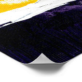 Abstracte expressie #2 door Michael Moffa Poster (Hoek)