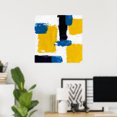 Abstracte expressie #2 door Michael Moffa Poster (Thuiskantoor)