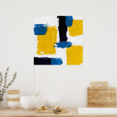 Abstracte expressie #2 door Michael Moffa Poster (Keuken)