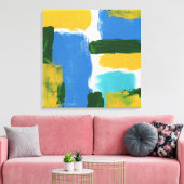 Abstracte expressie #3 door Michael Moffa Canvas Afdruk (Insitu (Woonkamer))