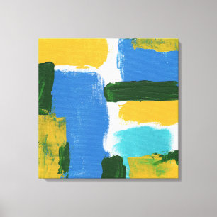 Abstracte expressie #3 door Michael Moffa Canvas Afdruk