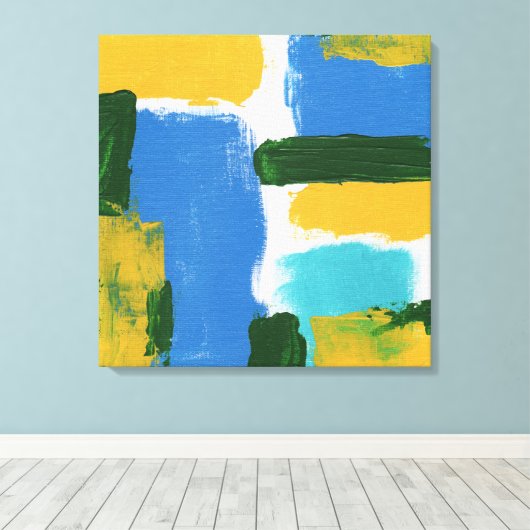 Abstracte expressie #3 door Michael Moffa Canvas Afdruk (Insitu (Houten vloer))