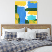 Abstracte expressie #3 door Michael Moffa Canvas Afdruk (Insitu (Slaapkamer))