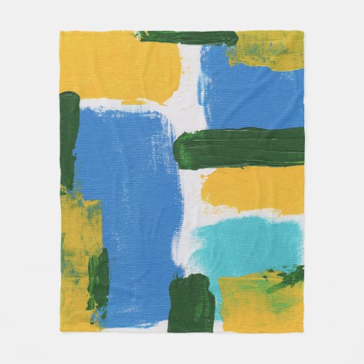 Abstracte expressie #3 door Michael Moffa Fleece Deken (Voorkant)