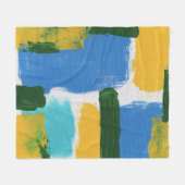 Abstracte expressie #3 door Michael Moffa Fleece Deken (Voorkant (Horizontaal))
