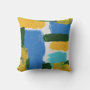 Abstracte expressie #3 door Michael Moffa Kussen