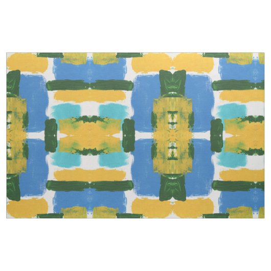 Abstracte expressie #3 (groot) door Michael Moffa Stof (Yard (91,4 cm))