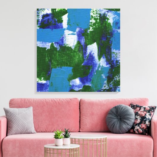 Abstracte expressie #4 door Michael Moffa Canvas Afdruk (Insitu (Woonkamer))